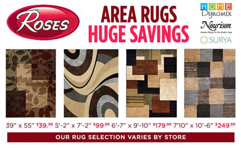 roses discount store area rugs